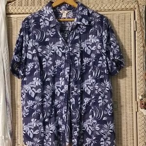 Tropical print shirt